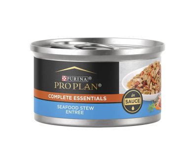 Purina Pro Plan Complete Essentials Adult Seafood Stew Entree in Sauce Cat Food